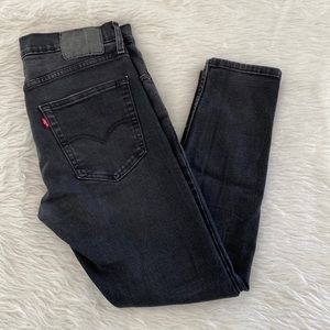 Vintage LEVI'S 512 Black Tapered Leg Jeans, 32” waist